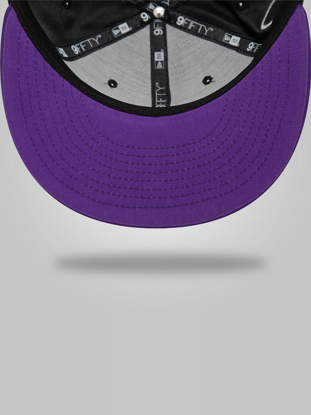 Los Angeles Lakers Infill Black 9FIFTY Snapback Cap