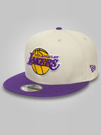 Los Angeles Lakers NBA Logo Stone 9FIFTY Snapback Cap