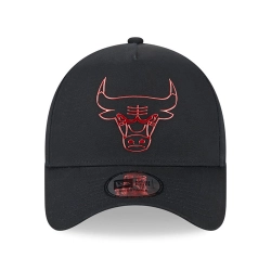 CHICAGO BULLS FOIL PACK A-FRAME TRUCKER CAP 'BLACK'