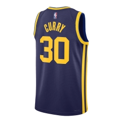 JORDAN GOLDEN STATE WARRIORS STEPHEN CURRY DRI-FIT NBA STATEMENT EDITION 2022/23 JERSEY 'BLUE'