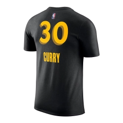 NIKE GOLDEN STATE WARRIORS STEPHEN CURRY CITY EDITION NBA T-SHIRT 'BLACK'