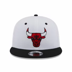 CHICAGO BULLS WHITE CROWN PATCH 9FIFTY SNAPBACK CAP 'WHITE BLACK'