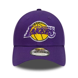 LOS ANGELES LAKERS TEAM SIDE PATCH 9FORTY ADJUSTABLE CAP 'PURPLE'