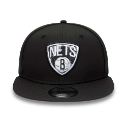 BROOKLYN NETS PRINT INFILL 9FIFTY SNAPBACK CAP 'BLACK'