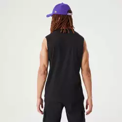 LOS ANGELES LAKERS NBA SCRIPT ESSENTIAL SLEEVELESS TANK TOP 'BLACK'