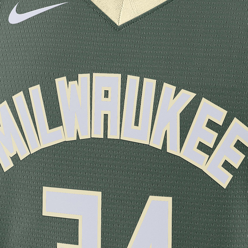 NIKE MILWAUKEE BUCKS GIANNIS ANTETOKOUNMPO DRI-FIT NBA SWINGMAN ICON EDITION 2022/23 JERSEY 'GREEN'