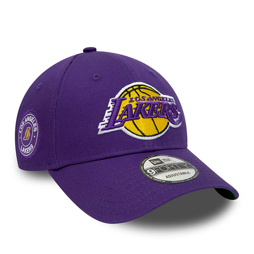 LOS ANGELES LAKERS TEAM SIDE PATCH 9FORTY ADJUSTABLE CAP 'PURPLE'