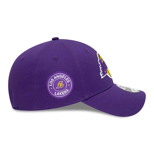 LOS ANGELES LAKERS TEAM SIDE PATCH 9FORTY ADJUSTABLE CAP 'PURPLE'