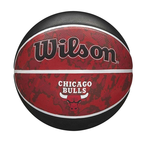 Wilson - NBA TEAM TIEDYE OUTDOOR BASKETBALL CHICAGO BULLS 'RED' - NBA