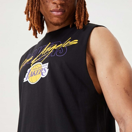Los Angeles Lakers タンクトップとシャツ セット ロサンゼルス レイカーズ メッシュ タンクトップとショート