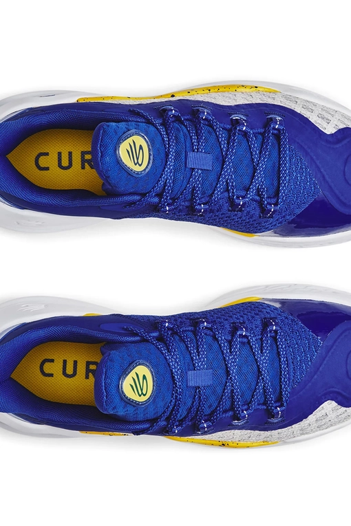 アンダーアーマー　Curry 11 DUB バスケットボールシューズ 青/黄 Under Armour - UNDER ARMOUR CURRY 11 DUB BASKETBALL SHOES 'WHITE