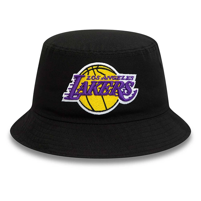 LOS ANGELES LAKERS NBA PRINT INFILL BUCKET HAT 'BLACK'