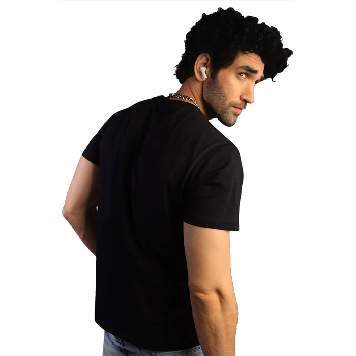 BROOKLYN NETS LOGO DRIP T-SHIRT 'BLACK'