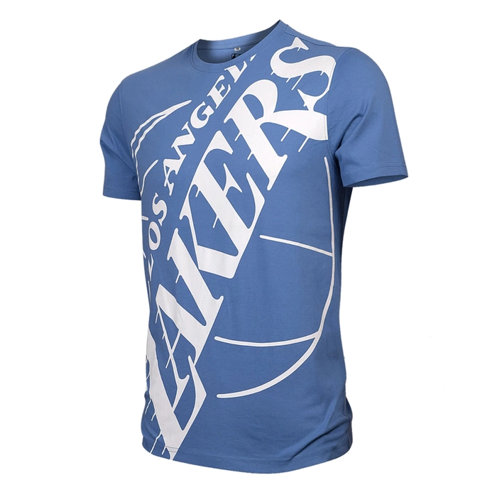 LOS ANGELES LAKERS OVERSIZED LOGO T-SHIRT 'LIGHT BLUE'