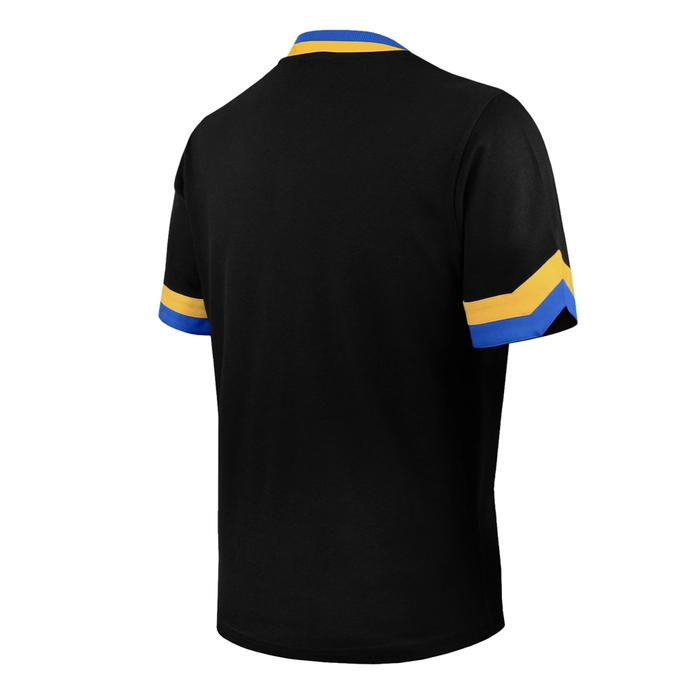 GOLDEN STATE WARRIORS BOMBER HENLEY T-SHIRT 'BLACK'