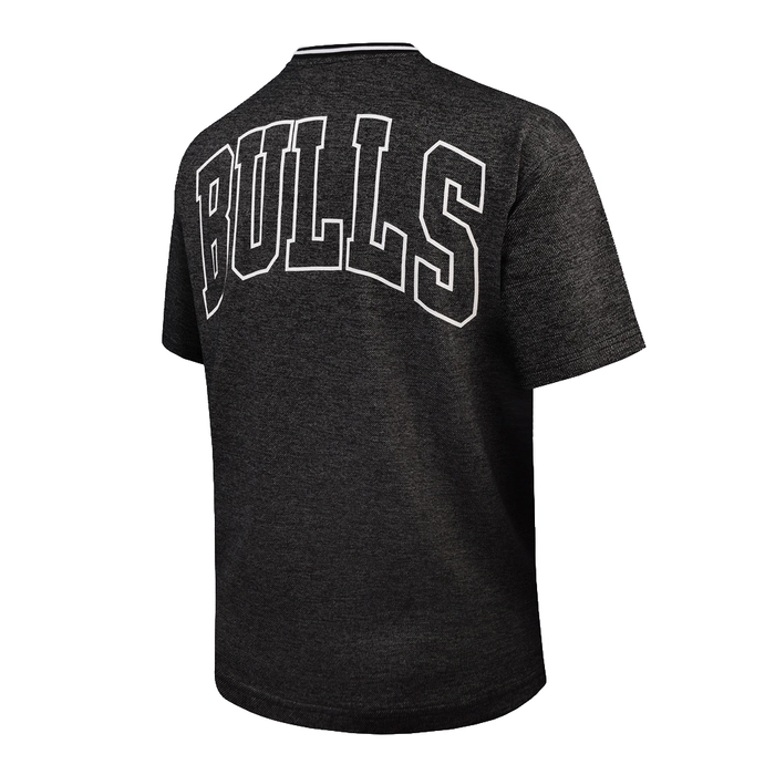 CHICAGO BULLS OVERSIZED TEXTURED T-SHIRT 'BLACK/GREY'