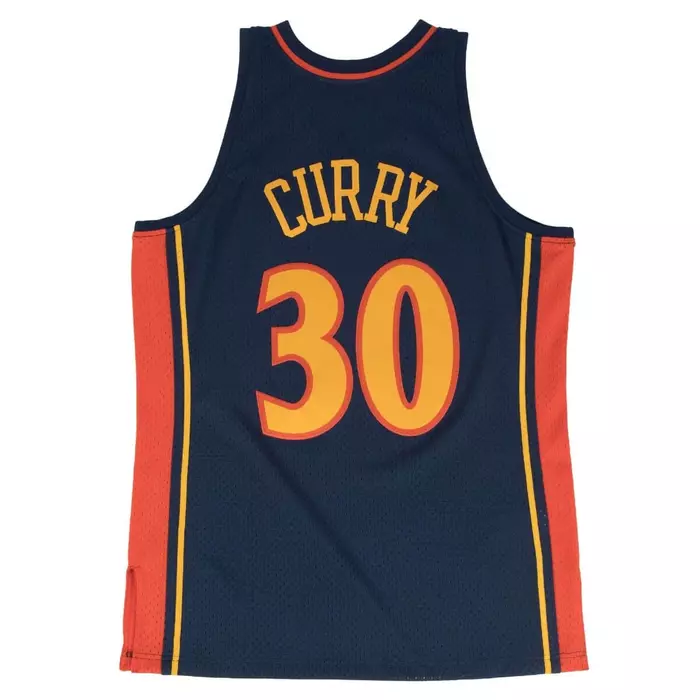 SWINGMAN JERSEY GOLDEN STATE WARRIORS ROAD 2009-10 STEPHEN CURRY 'BLUE'