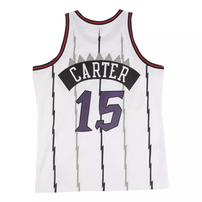 SWINGMAN JERSEY TORONTO RAPTORS HOME 1998-99 VINCE CARTER 'WHITE'