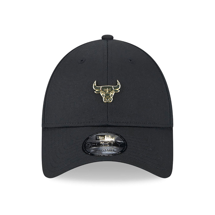 CHICAGO BULLS PIN LOGO 9FORTY ADJUSTABLE CAP 'BLACK'