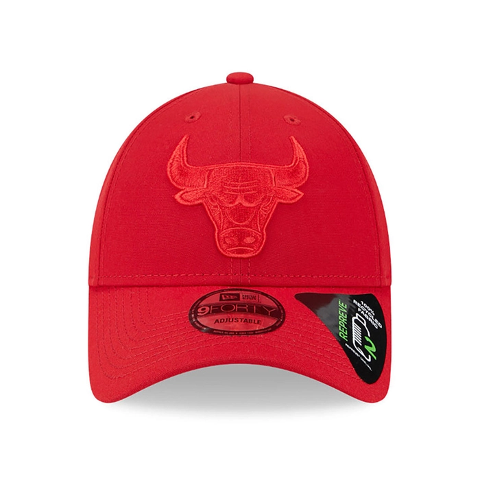 CHICAGO BULLS REPREVE OUTLINE 9FORTY ADJUSTABLE CAP 'RED'