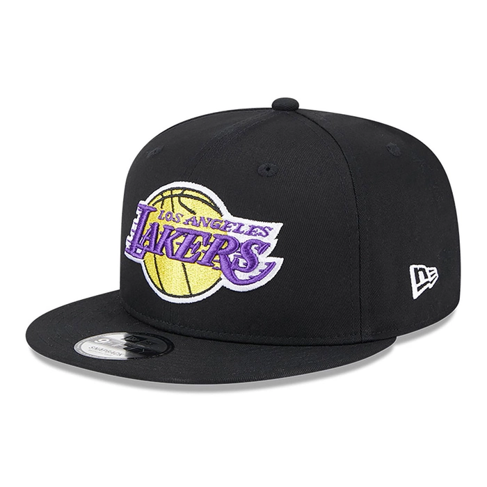 LOS ANGELES LAKERS METALLIC ARCH 9FIFTY SNAPBACK CAP 'BLACK'