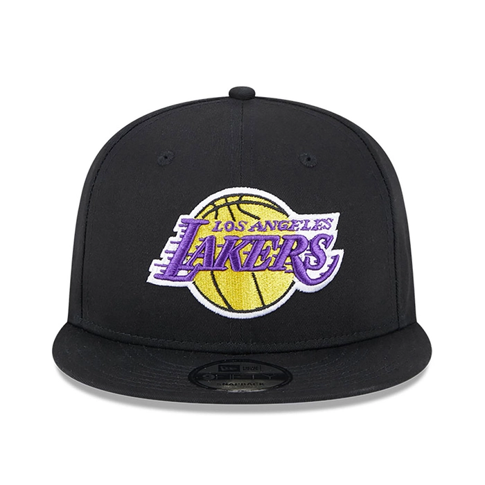 LOS ANGELES LAKERS METALLIC ARCH 9FIFTY SNAPBACK CAP 'BLACK'