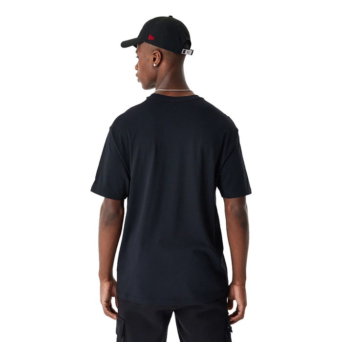 CHICAGO BULLS NBA RETRO GRAPHIC BLACK OVERSIZED T-SHIRT 'BLACK'