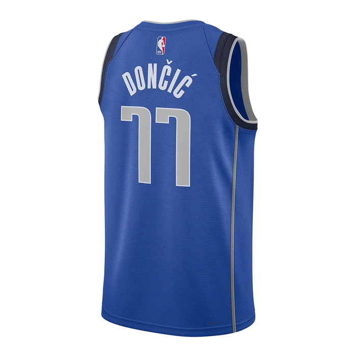 NIKE DALLAS MAVERICKS LUKA DONCIC DRI-FIT NBA SWINGMAN ICON EDITION 2022/23 JERSEY 'BLUE'