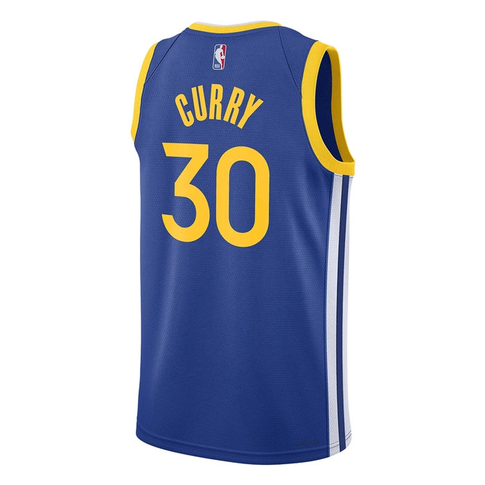 NIKE GOLDEN STATE WARRIORS STEPHEN CURRY DRI-FIT NBA SWINGMAN ICON EDITION 2022/23 JERSEY 'BLUE'