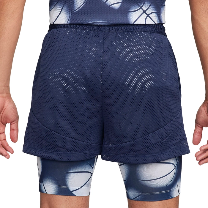 NIKE JA MORANT DRI-FIT 2-IN-1 4" BASKETBALL SHORTS 'BLUE'