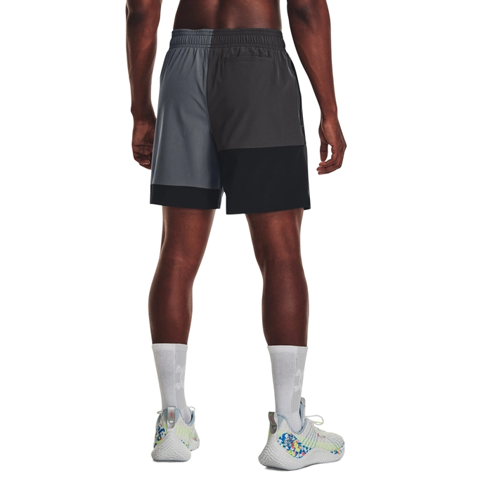 UA CURRY WOVEN 7" SHORTS 'BLACK'