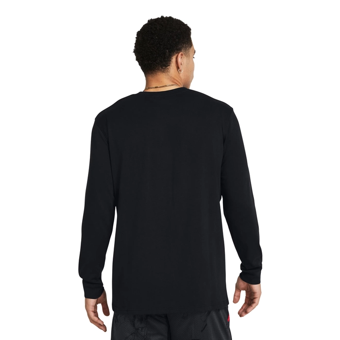 UA STEPH CURRY X BRUCE LEE FIRE LONG SLEEVE T-SHIRT 'BLACK'