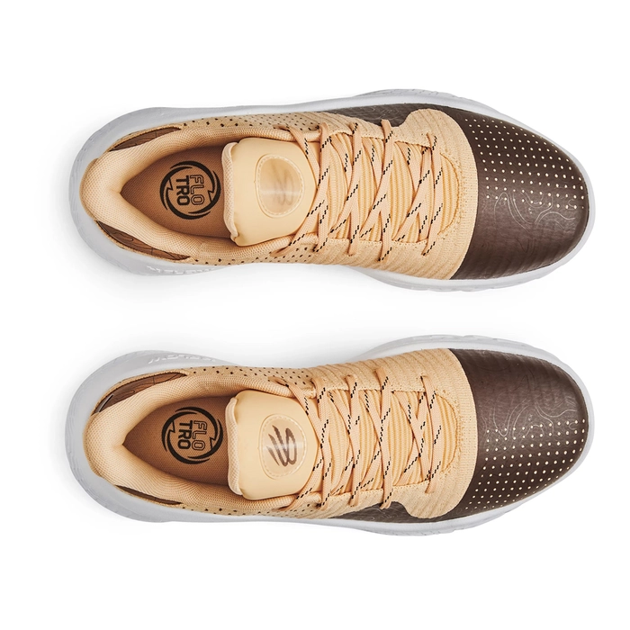 UA CURRY 4 LOW FLOTRO CURRY CAMP BASKETBALL SHOES 'BEIGE'