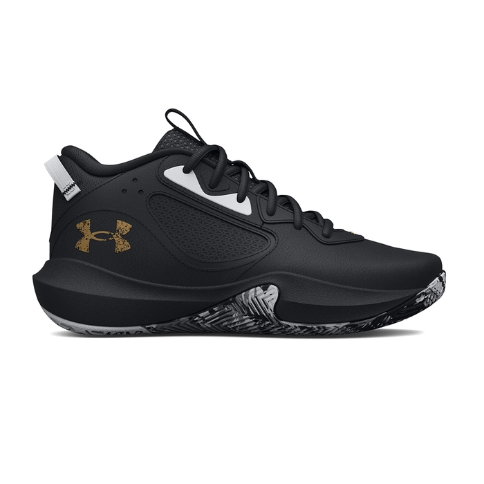 UA LOCKDOWN 6 BASKETBALL SHOES 'BLACK'
