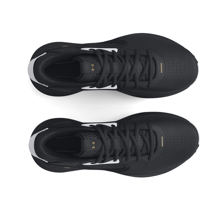 UA LOCKDOWN 6 BASKETBALL SHOES 'BLACK'