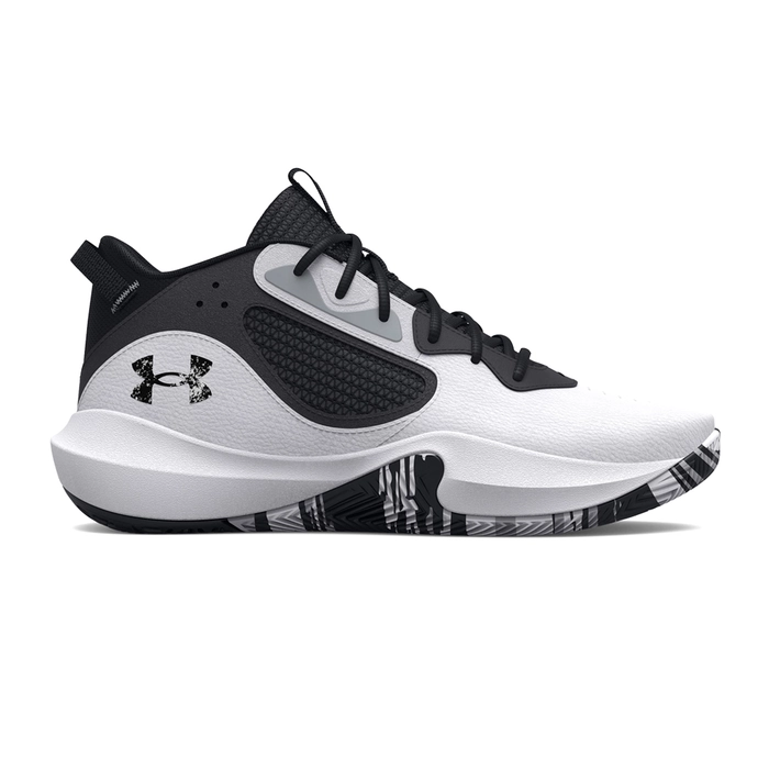 UA LOCKDOWN 6 BASKETBALL SHOES 'WHITE'