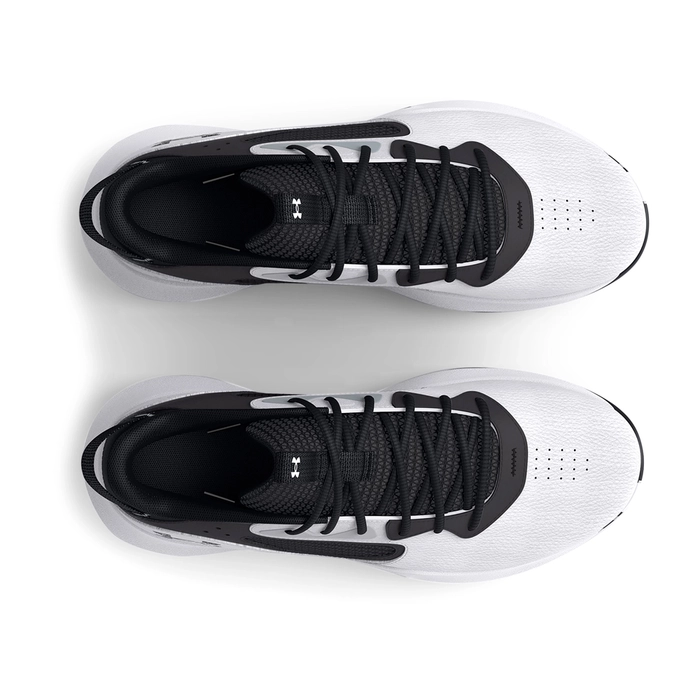 UA LOCKDOWN 6 BASKETBALL SHOES 'WHITE'