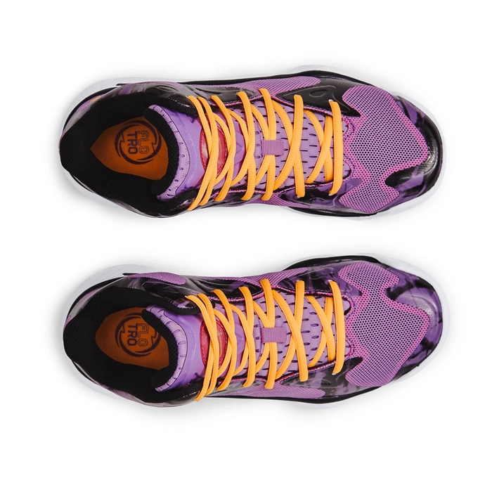 UA CURRY SPAWN FLOTRO BASKETBALL SHOES 'PURPLE'