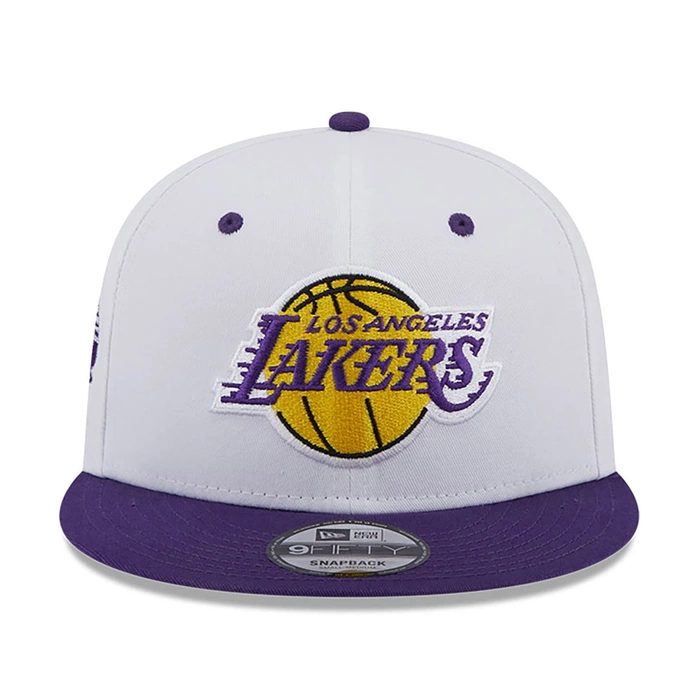 LOS ANGELES LAKERS WHITE CROWN PATCH 9FIFTY SNAPBACK CAP 'WHITE'