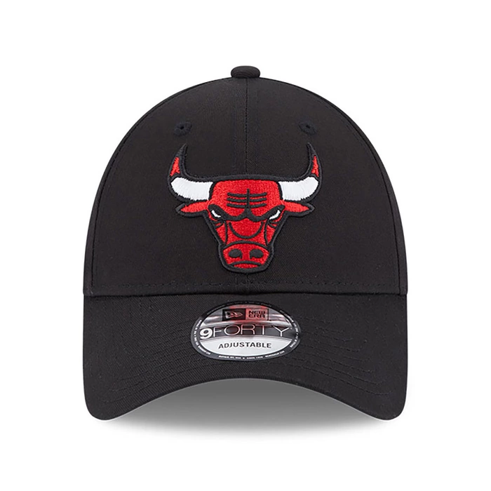 CHICAGO BULLS TEAM SIDE PATCH 9FORTY ADJUSTABLE CAP 'BLACK'