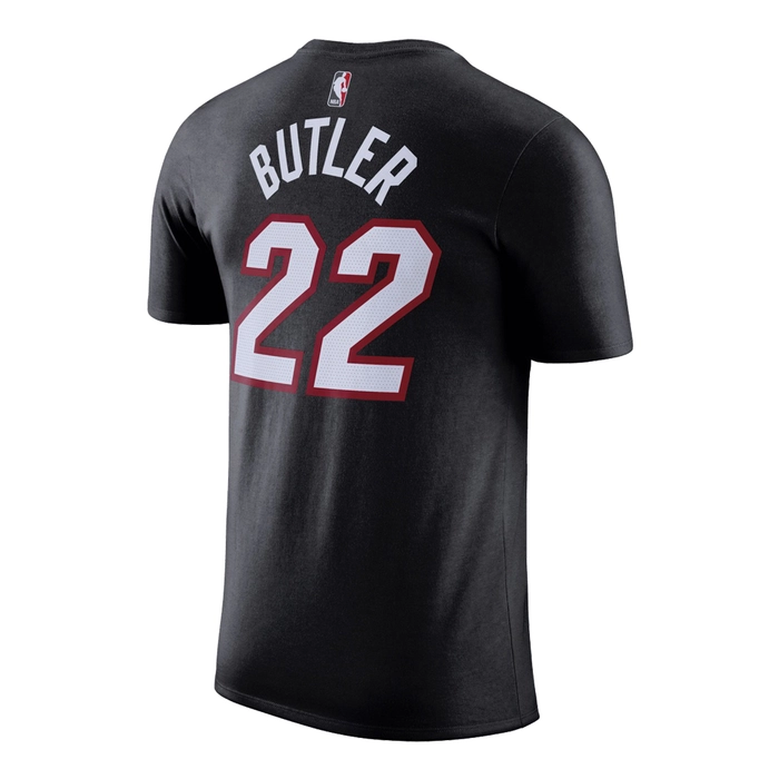 NIKE NBA MIAMI HEAT JIMMY BUTLER #22 STATEMENT EDITION NBA T-SHIRT 'BLACK'
