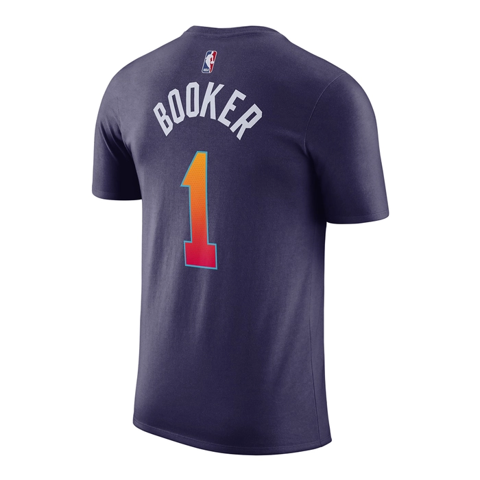 NIKE DEVIN BOOKER PHOENIX SUNS CITY EDITION NBA T-SHIRT 'BLUE'