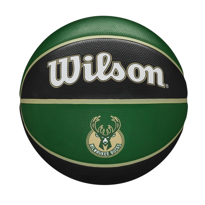 NBA TEAM TRIBUTE OUTDOOR BASKETBALL MILWAUKEE BUCKS 'DARK GREEN'