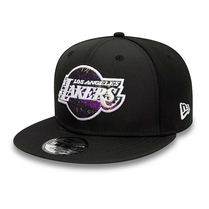 LOS ANGELES LAKERS PRINT INFILL BLACK 9FIFTY SNAPBACK CAP 'BLACK'