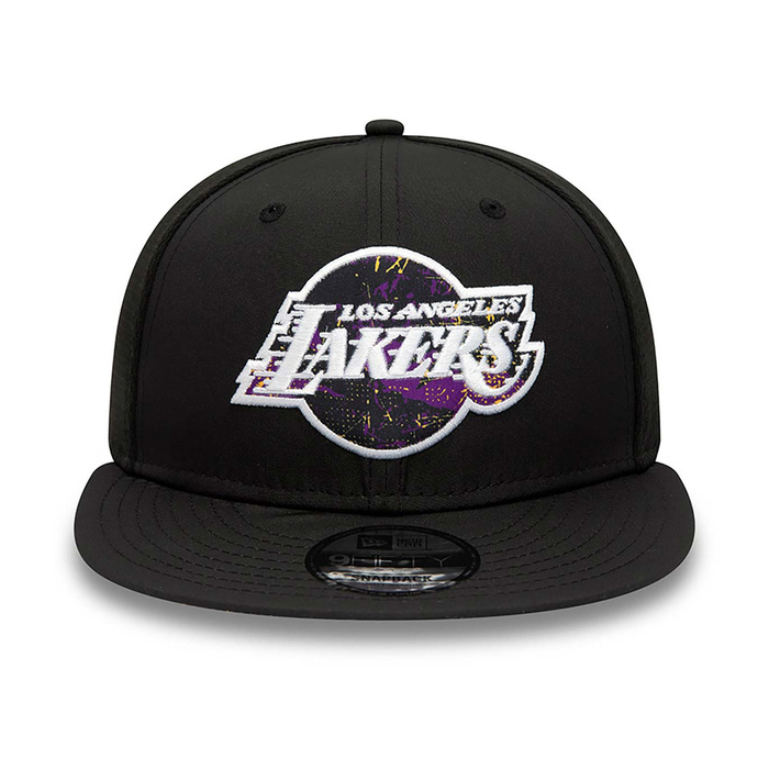 LOS ANGELES LAKERS PRINT INFILL BLACK 9FIFTY SNAPBACK CAP 'BLACK'