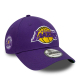 LOS ANGELES LAKERS TEAM SIDE PATCH 9FORTY ADJUSTABLE CAP 'PURPLE'