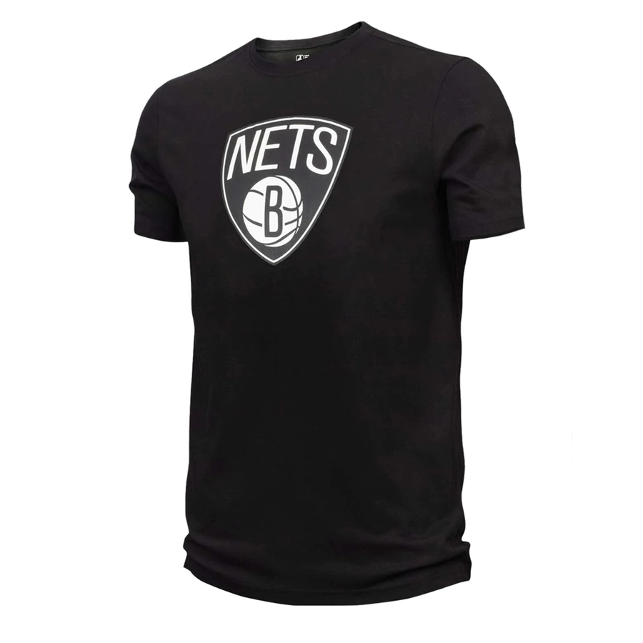 BROOKLYN NETS CLASSIC CREST T-SHIRT 'BLACK'