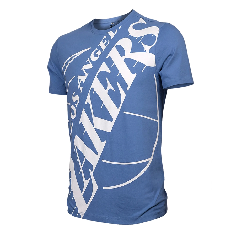 LOS ANGELES LAKERS OVERSIZED LOGO T-SHIRT 'LIGHT BLUE'
