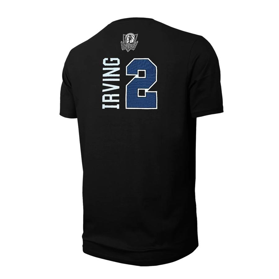 KYRIE IRVING DALLAS MAVERICKS NAME & NUMBER T-SHIRT 'BLACK'