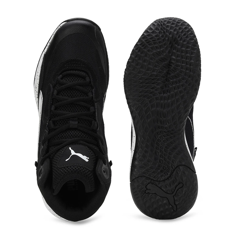 PLAYMAKER PRO MID SPLATTER BASKETBALL SHOES 'BLACK'